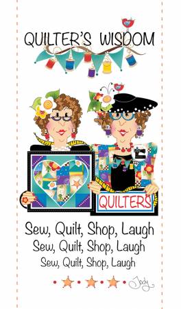Magnet Sew Quilt Shop Laugh - Quilter's Wisdom