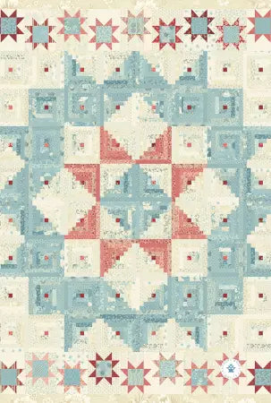 Kitchen Towel - Log Cabin Patriotic