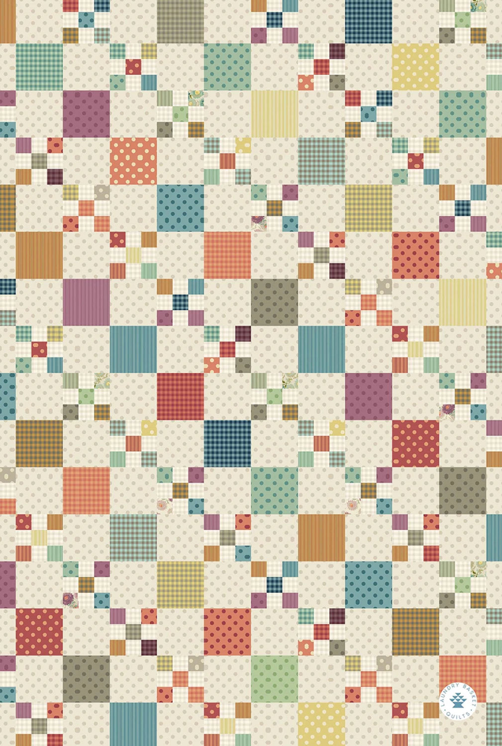 Kitchen Towel - Cranberry Chain QE by Laundry Basket Quilts