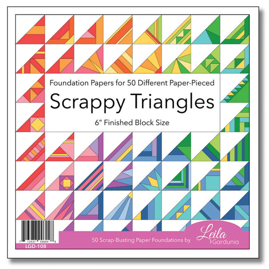 Scrappy Triangle Foundation Paper -Piecing Pad