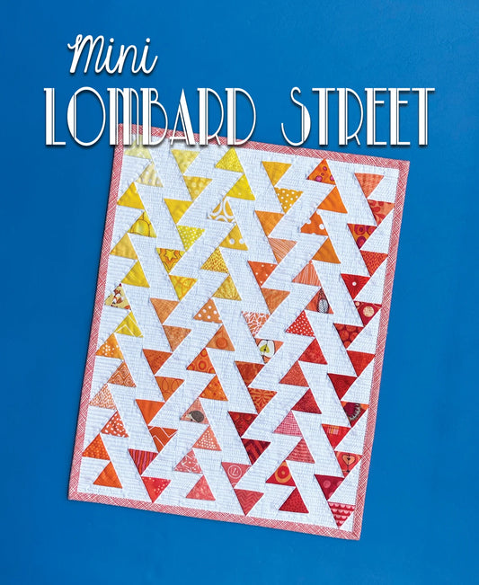 Sassafras Lane Mini Quilt Pattern - Mini Lombard Street