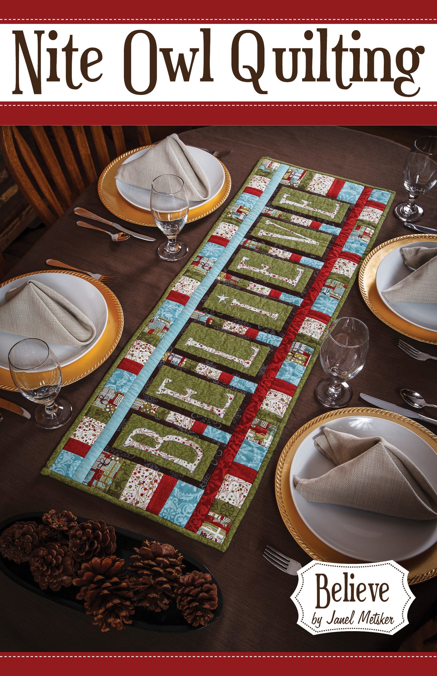 Believe Table Runner pattern - NOQ