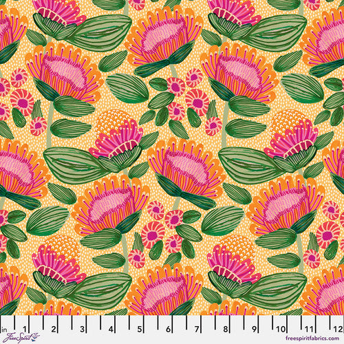Paradise Blooms - Playful Proteas - Apricot