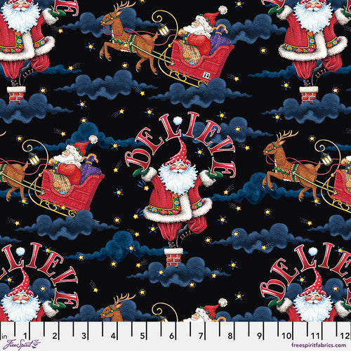 So Much Joy - Believe Santa - Black