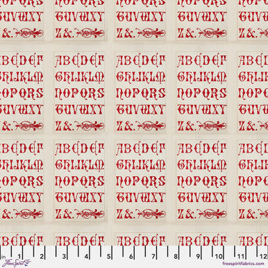 Tim Holtz Red Palette Collection - Red Typography