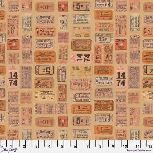 Tim Holtz Orange Palette Collection - Orange Tickets