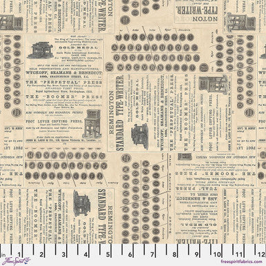 Tim Holtz Neutral Palette Collection - Neutral Typewriter