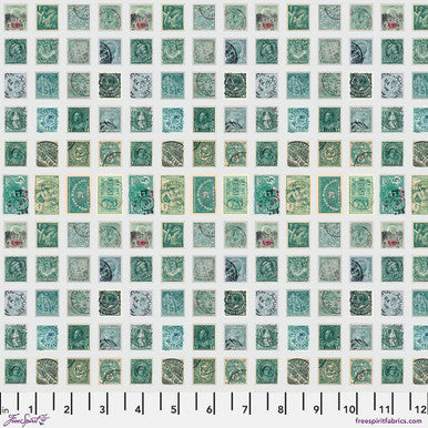 Tim Holtz Teal Palette Collection - Teal Stamps