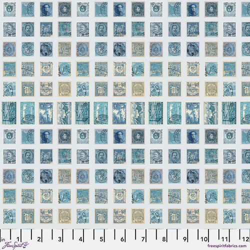 Tim Holtz Blue Palette Collection - Blue Stamps