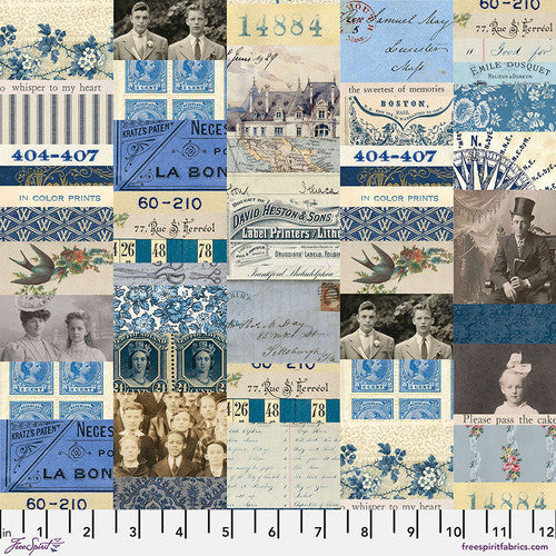 Tim Holtz Indigo Palette Collection - Indigo Collage