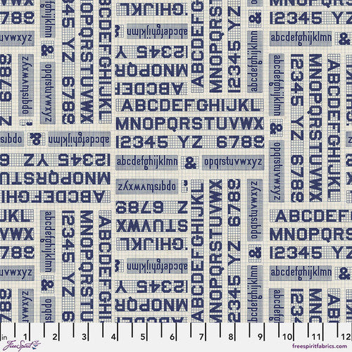 Tim Holtz Indigo Palette Collection - Indigo Typography