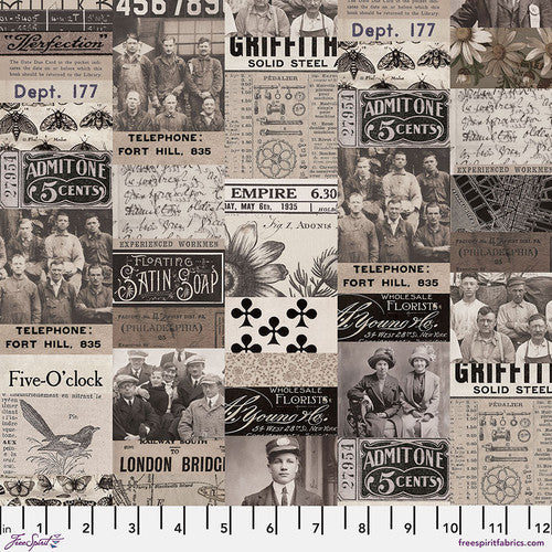 Tim Holtz Charcoal Palette Collection - Charcoal Collage