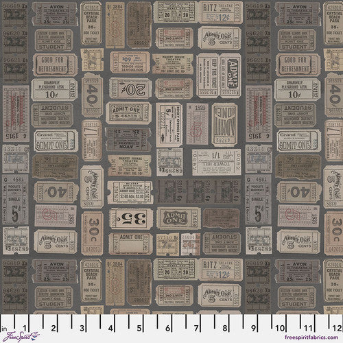 Tim Holtz Charcoal Palette Collection - Charcoal Tickets