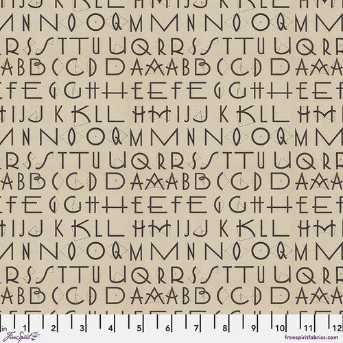 Tim Holtz Charcoal Palette Collection - Charcoal Typography