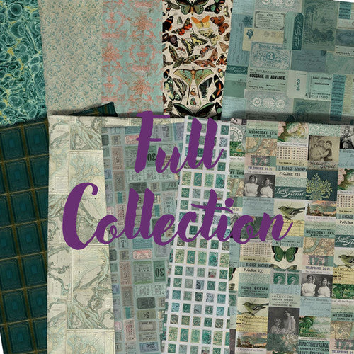 Tim Holtz Teal Palette - Fat Quarter Bundle
