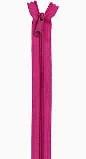 Handbag Zipper 24in RASPBERRY