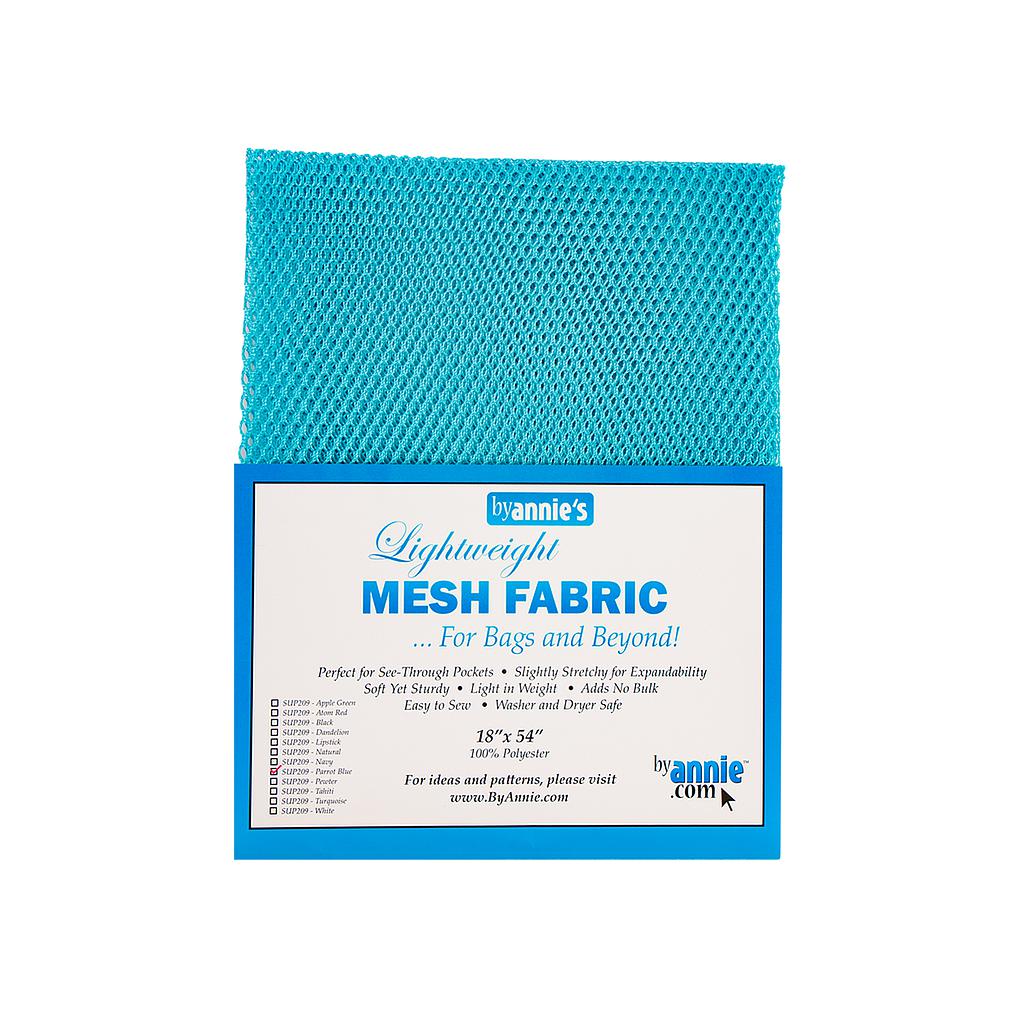 Lightweight Mesh Fabric PARROT BLUE - byAnnie's