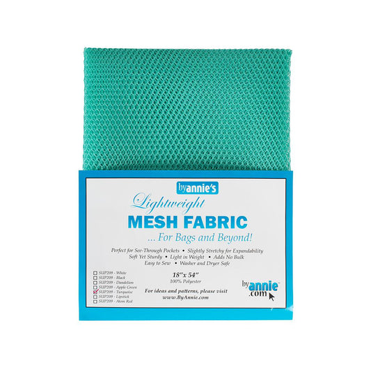 Lightweight Mesh Fabric TURQUOISE - byAnnie's