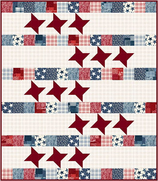 Salute Quilt featuring Pieces of America