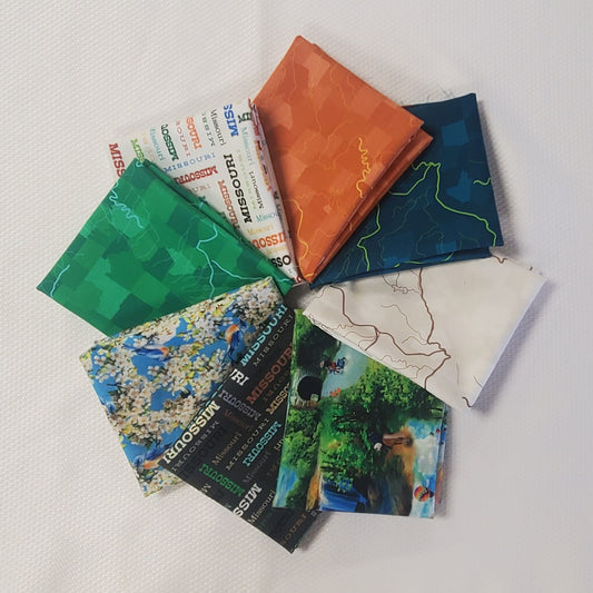 2025 Missouri Shop Hop Fabric Fat Quarter Bundle