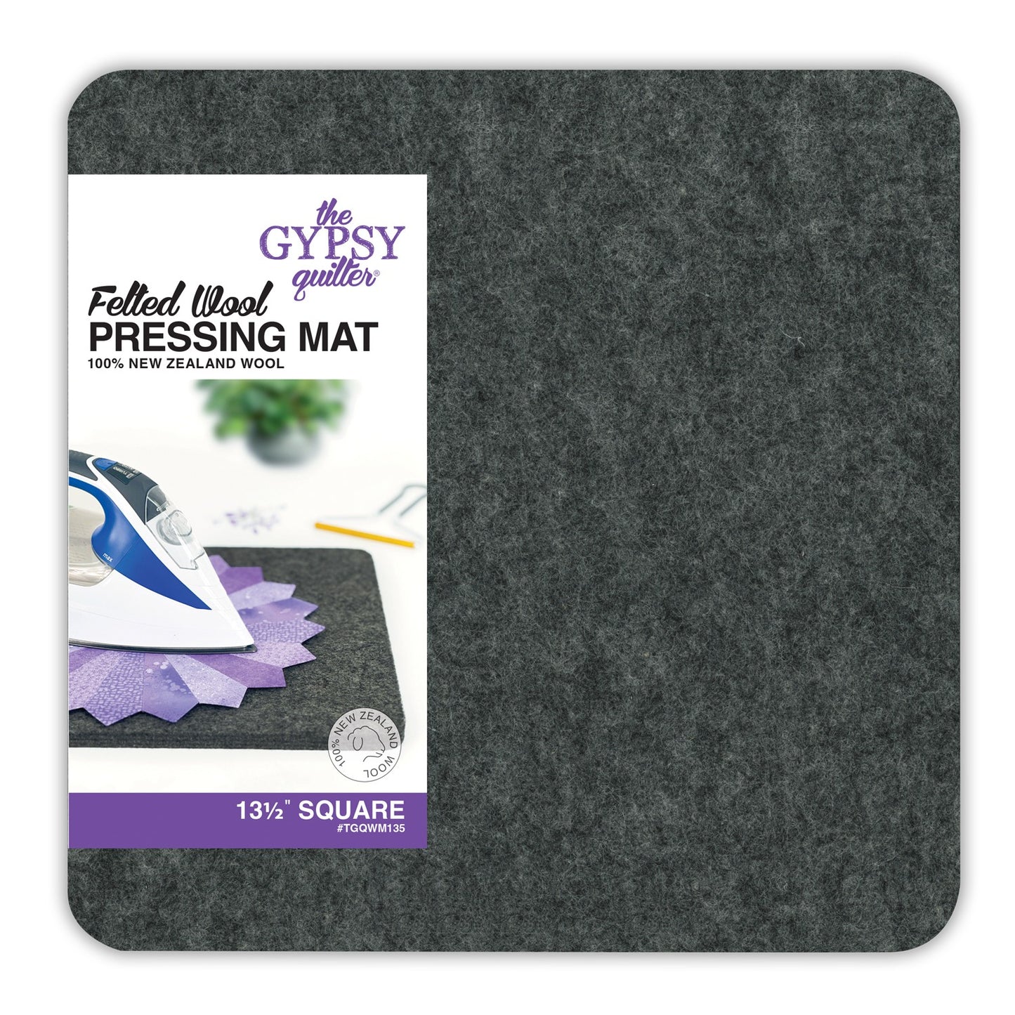 Wool Pressing Mat 13 1/2" x 13 1/2"