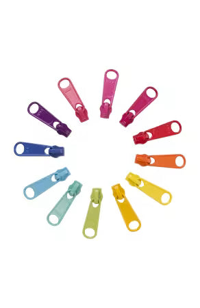 Zipper Pulls byAnnie - Set of 12 Brights
