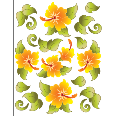 Tattoo - Hawaiian Holiday Tangerine