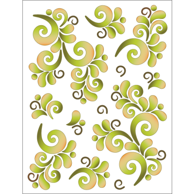 Tattoo - Wave on Wave Green