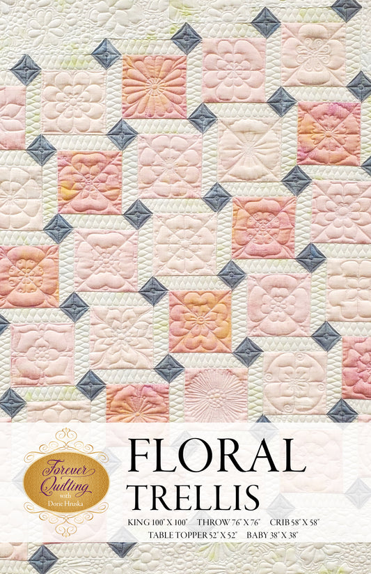 Floral Trellis quilt pattern (pdf Download only)